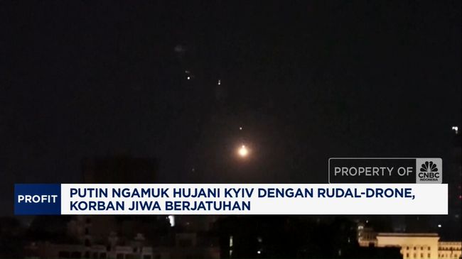 Video: Putin Ngamuk dan Hujani Kyiv Dengan Rudal-Drone, 8 Orang Tewas