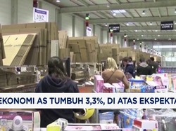 Video: Ekonomi AS Tumbuh 3,3%, di Atas Ekspektasi