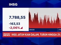 Video: Demo Kepung Jakarta, IHSG Melemah Hingga 2% ke Level 7.700-an