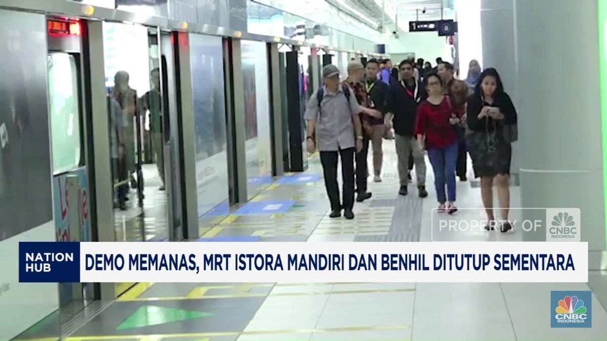 Video: Demo Memanas, MRT ISTORA Mandiri-Benhil Ditutup Sementara