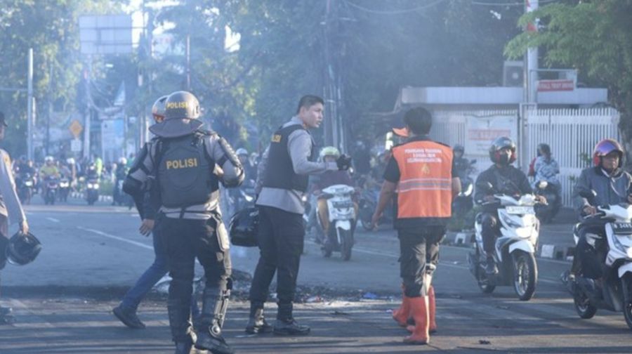 Ilustrasi Demo Ricuh Otista. (Detikcom)