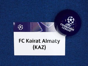 Momen Bahagia Pemain Kairat Almaty Nobar Undian Liga Champions
