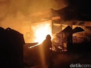 Kerugian Kebakaran Pasar Pandaan Ratusan Juta, Penyebabnya Diselidiki