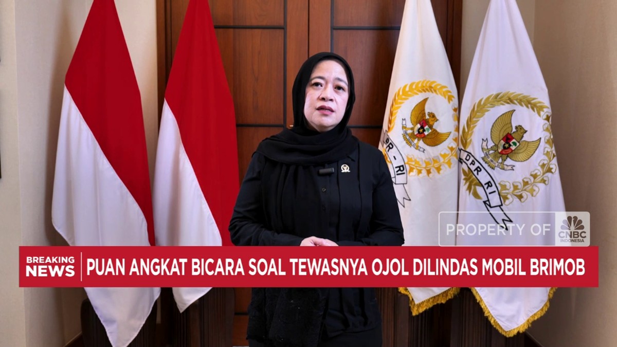 Video: Puan Buka Suara Soal Tewasnya Ojol Dilindas Mobil Brimob