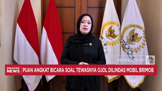 Video: Puan Buka Suara Soal Tewasnya Ojol Dilindas Mobil Brimob