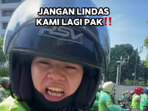 Viral Bikin Haru Video Driver Ojol Suarakan Jangan Lindas Kami Lagi Pak