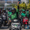 Ribuan Ojol Demo di Kwitang Siang Ini, Begini Tuntutannya