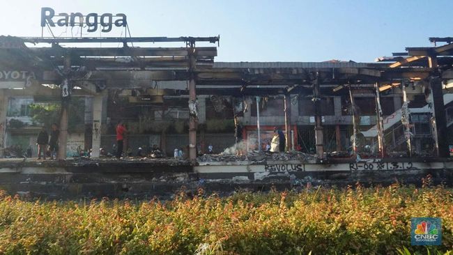 Potret Terkini Halte Transjakarta Senen, Habis Terbakar Tinggal Rangka