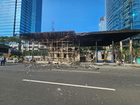 7 Gerbang Tol Dibakar, Sejumlah Ruas Dalam Kota Sementara Lumpuh