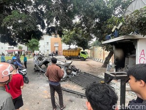 Kondisi Polda DIY Usai Demo Ricuh Jadi Tontonan Warga