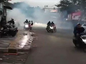 Massa Sempat Memanas di Depan Mako Brimob Kelapa Dua, Kini Kondusif Kembali
