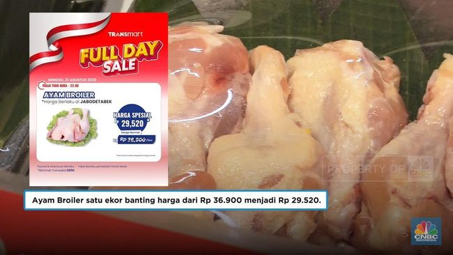 Moms! Ayam Broiler di Transmart Potong Harga Nih