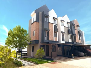 Synthesis Huis Tipe Mattlig, Rumah 3 Lantai Modern dengan Desain Mewah