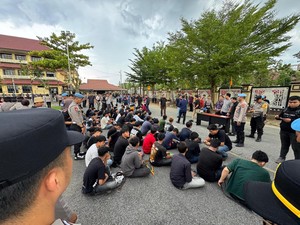 87 Orang Diduga Jadi Penyusup Demo di Polda Kalbar, 3 Positif Narkoba