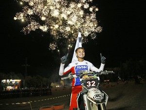 Asep Lukman Juara Trial Game Dirt 2025 Seri Ketiga