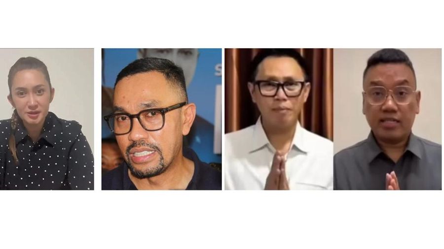 Foto Kombinasi Nafa Urbach, Ahmad Sahroni, Eko Patrio, dan Uya Kuya. (Tangkapan Layar Instagram)