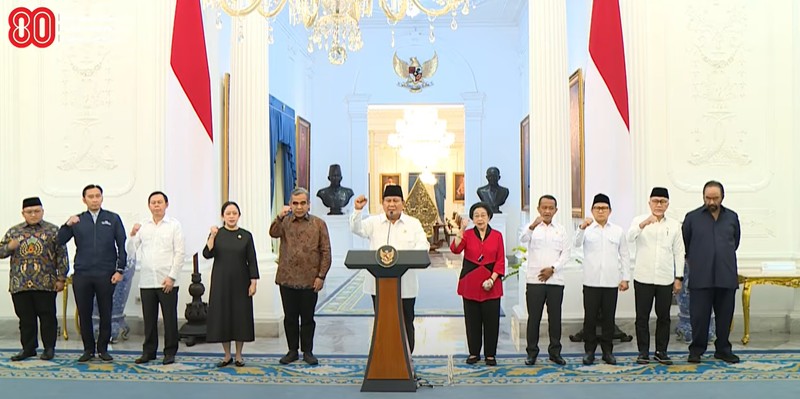 Keterangan Pers Presiden Prabowo, Istana Merdeka, 31 Agustus 2025. (Tangkapan Layar Youtube/Sekretariat Presiden RI)