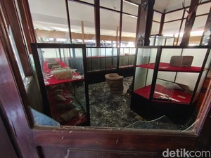 Sejumlah Benda Purbakala Di Museum Pemkab Kediri Rusak Dan Hilang Dijarah