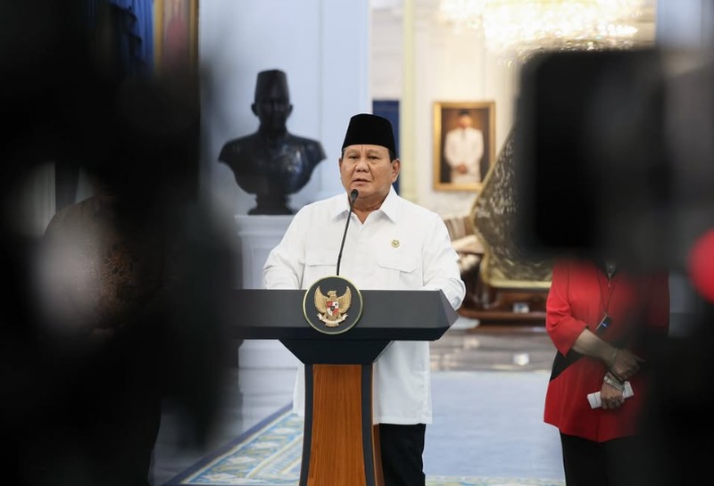 Keterangan Pers Presiden Prabowo, Istana Merdeka, 31 Agustus 2025. (Tangkapan Layar Youtube/Sekretariat Presiden RI)