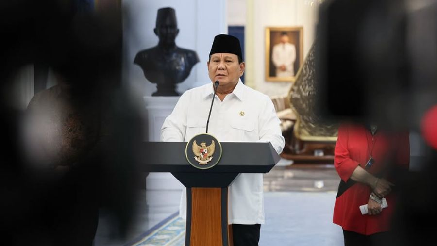 Keterangan Pers Presiden Prabowo, Istana Merdeka, 31 Agustus 2025. (Tangkapan Layar Youtube/Sekretariat Presiden RI)