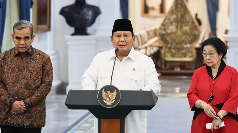 Keterangan Pers Presiden Prabowo, Istana Merdeka, 31 Agustus 2025. (Tangkapan Layar Youtube/Sekretariat Presiden RI)