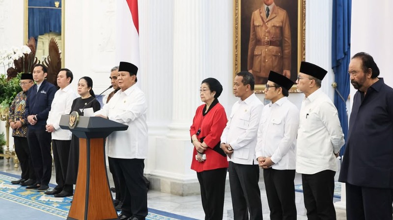 Keterangan Pers Presiden Prabowo, Istana Merdeka, 31 Agustus 2025. (Tangkapan Layar Youtube/Sekretariat Presiden RI)