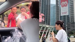Aksi Mulia Pemilik Bakery Korea Bagikan Roti ke Petugas Usai Demo