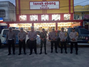 Sinergi TNI-Polri Patroli Bareng Jaga Keamanan di Kabupaten Siak