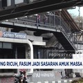 Video: Unjuk Rasa Berujung Ricuh,Fasilitas Umum Jadi Korban Amuk Massa