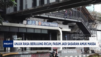 Video: Unjuk Rasa Berujung Ricuh,Fasilitas Umum Jadi Korban Amuk Massa