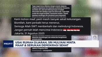 Video: Rumah Dijarah, Sri Mulyani Minta Maaf & Serukan Demokrasi Sehat