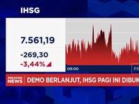 Video: Demo Masih Panas! IHSG Anjlok Parah & Melemah Lebih Dari 3%
