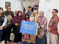TASPEN Beri Manfaat JKK bagi Keluarga Korban Unjuk Rasa di Makassar