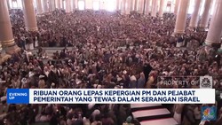 Video: Houthi Gelar Pemakaman PM dan Pejabat Tewas Serangan Israel