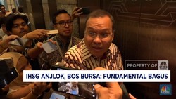 Video: IHSG Anjlok, Bos Bursa: Fundamental Bagus