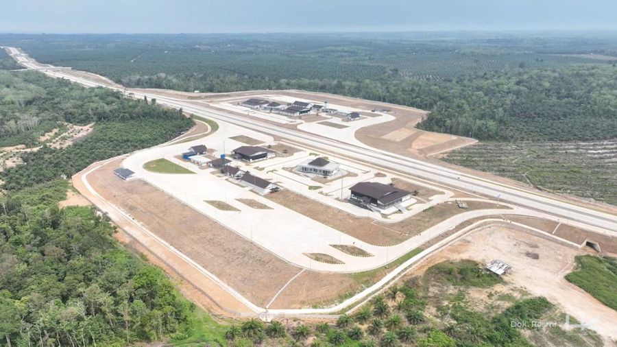 Jalan Tol Betung (Sp. Sekayu) – Tempino – Jambi Seksi 4 (Tempino–Ness). (Dok. Hutama Karya)