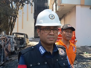 Olah TKP Kebakaran Gedung DPRD Makassar, Polisi Sulit Deteksi Titik Awal Api