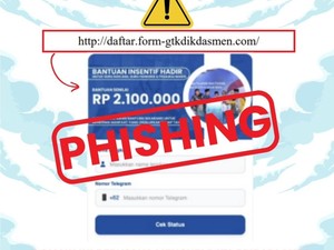 Bapak-Ibu Guru Waspada! Ada Link Penipuan Modus Bantuan Insentif Guru Non-ASN