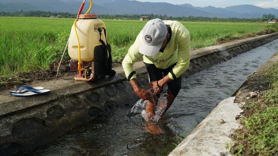 Kementerian Pekerjaan Umum terus mengoptimalkan layanan irigasi guna mendukung peningkatan produktivitas pertanian dan mewujudkan swasembada pangan. (Dok. PUPR) Kementerian Pekerjaan Umum terus mengoptimalkan layanan irigasi guna mendukung peningkatan produktivitas pertanian dan mewujudkan swasembada pangan. (Dok. PUPR)