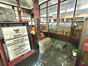 Artefak Museum Kediri Dijarah Pendemo, Pelaku Disuruh Kembalikan