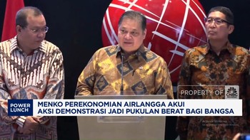 Video: Airlangga Akui Aksi Demonstrasi Jadi Pukulan Berat Bagi Bangsa