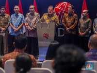 Di Lantai Bursa, Airlangga Tegaskan Fundamental Ekonomi RI Solid