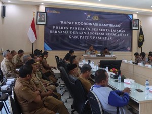 Polisi dan Kades di Pasuruan Kompak Jaga Situasi Tetap Kondusif