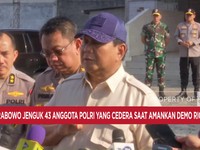 Video: Prabowo Subianto Jenguk Polisi Cedera Saat Amankan Demo