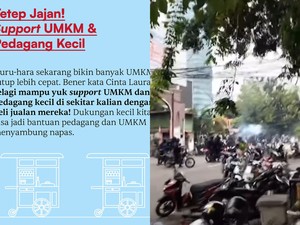 Kompak! Seruan Tetap Jajan di UMKM via Ojol untuk Saling Bantu Sesama