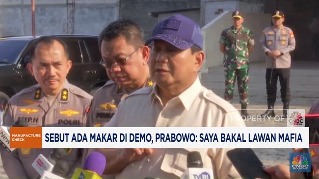 Video: Singgung Ada Aksi Makar, Prabowo Tegaskan Siap Lawan Mafia