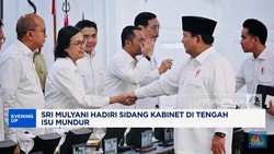 Video: Sri Mulyani Hadiri Sidang Kabinet di Tengah Isu Mundur