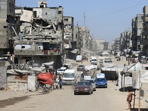 Serangan Israel Hantam Kendaraan Polisi di Gaza, 8 Orang Tewas
