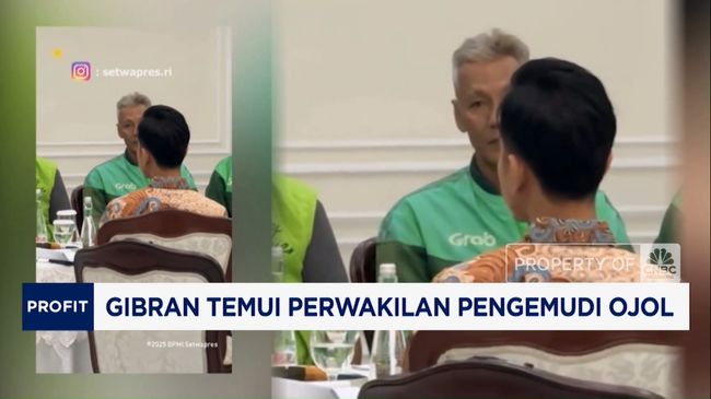 Video: Momen Gibran Temui 8 Driver Perwakilan Pengemudi Ojol