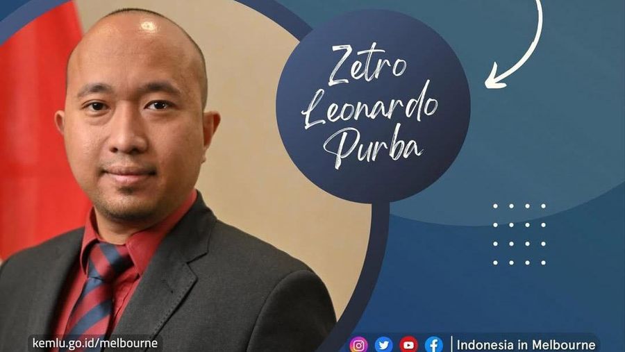 Diplomat Indonesia di Peru, Zetro Leonardo Purba (40), tewas ditembak orang tak dikenal di Lima pada Senin (1/9) malam waktu setempat. (Instagram/indonesiainmelbourne)